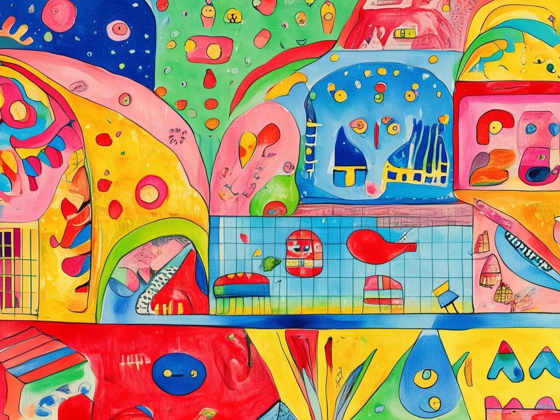 幼儿园插画，如何通过色彩与图案激发孩子的创造力？