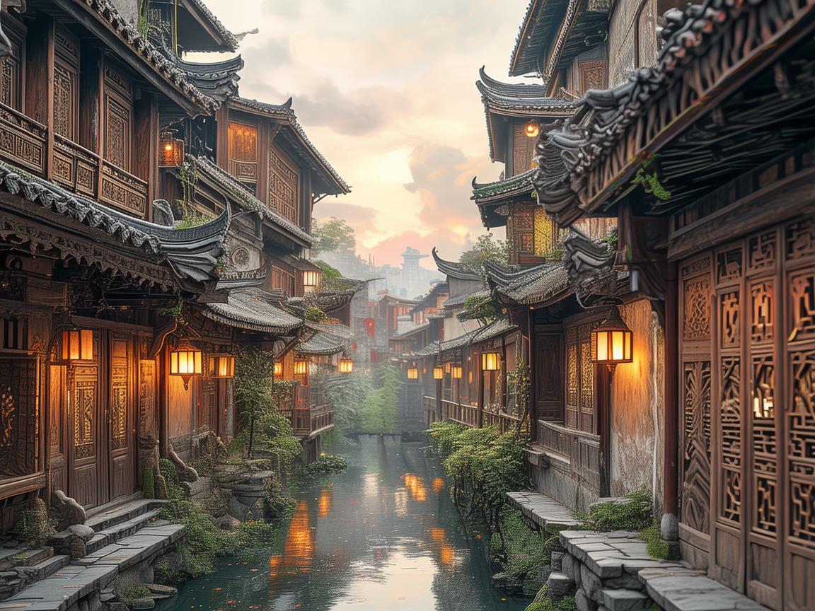 安庆古城韵，如何通过插画展现其历史风貌？