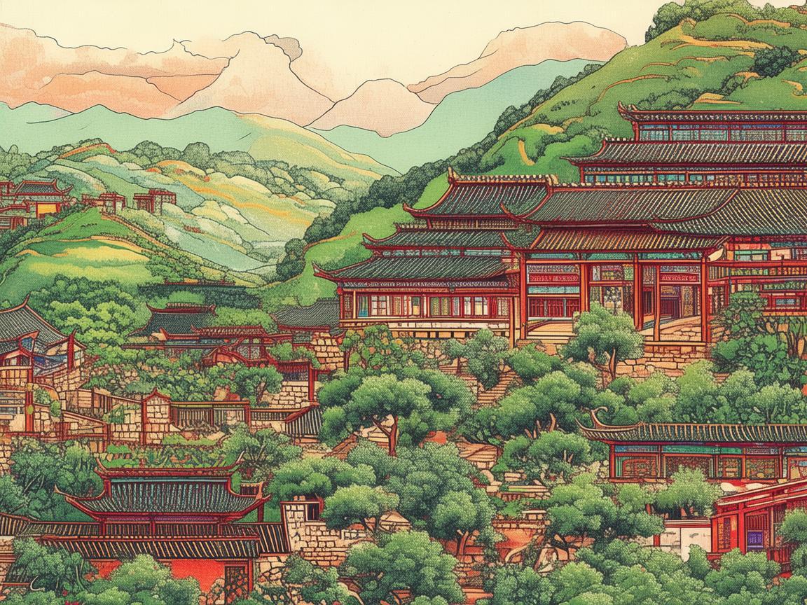 商洛色彩，如何将地域特色融入插画创作中？
