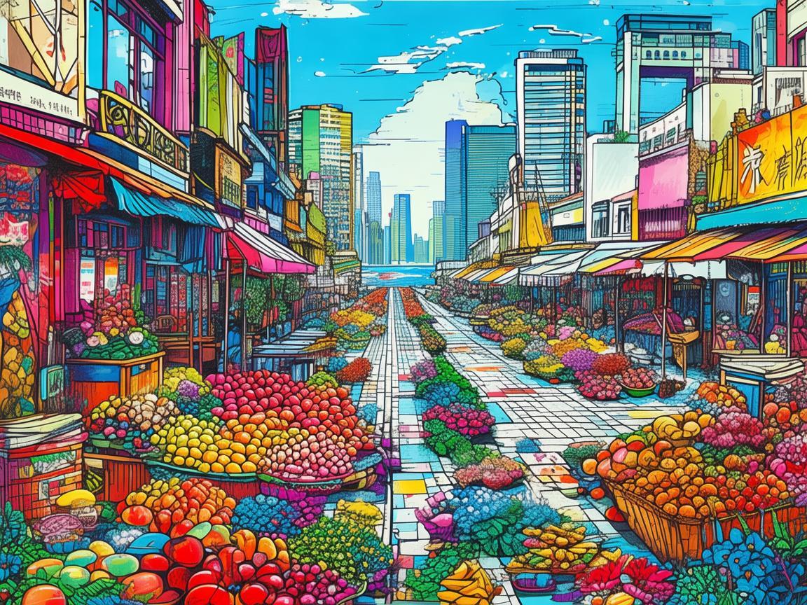 在大连的色彩斑斓中，如何捕捉城市灵魂的插画艺术？