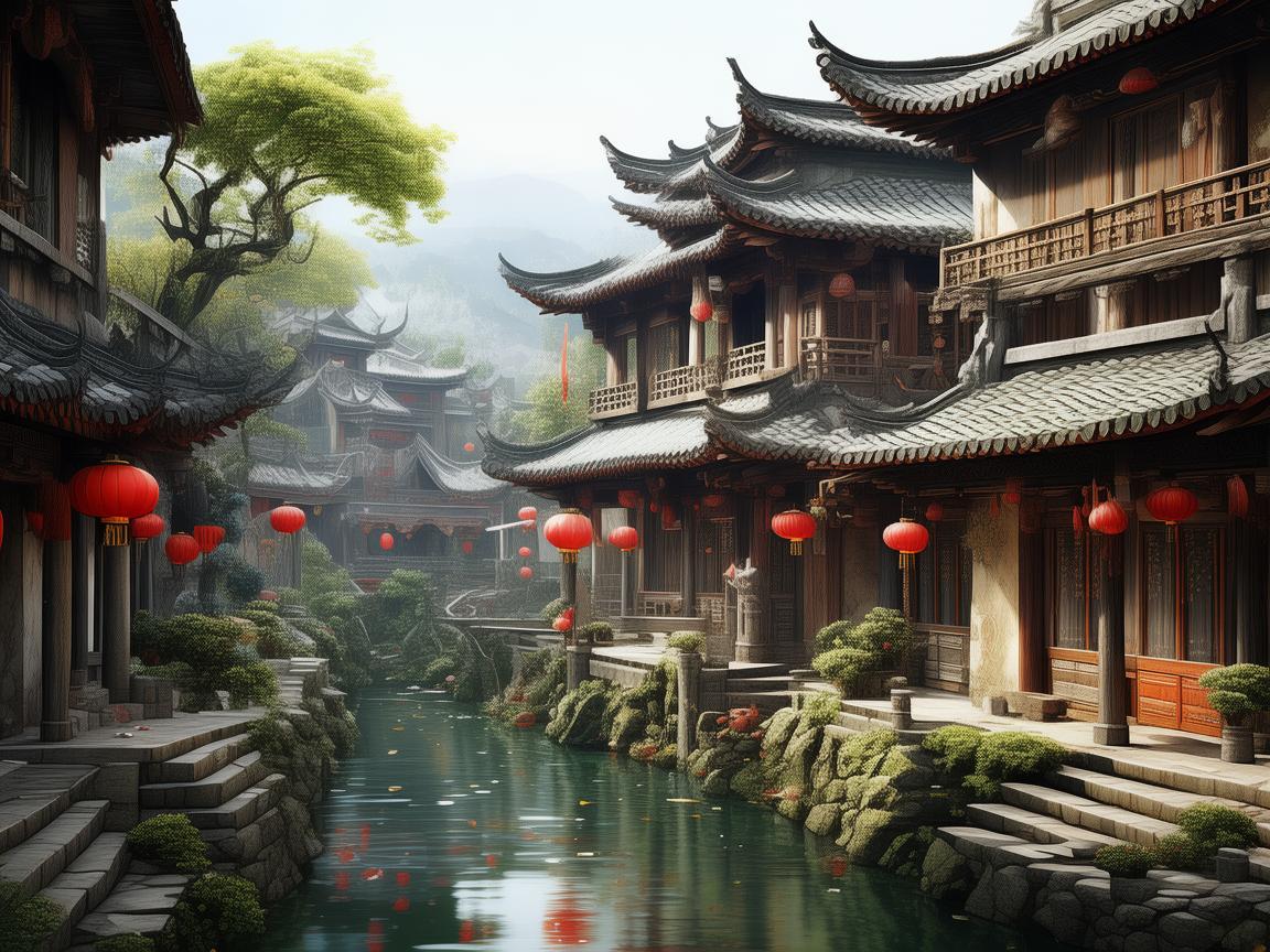 锦州古韵，如何通过插画重现城市的历史风貌？