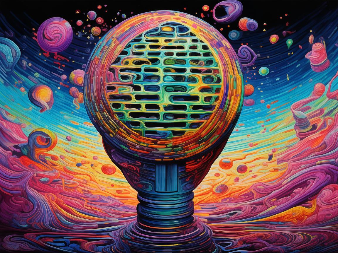 麦克风下的色彩世界，插画师如何捕捉声音的韵律？