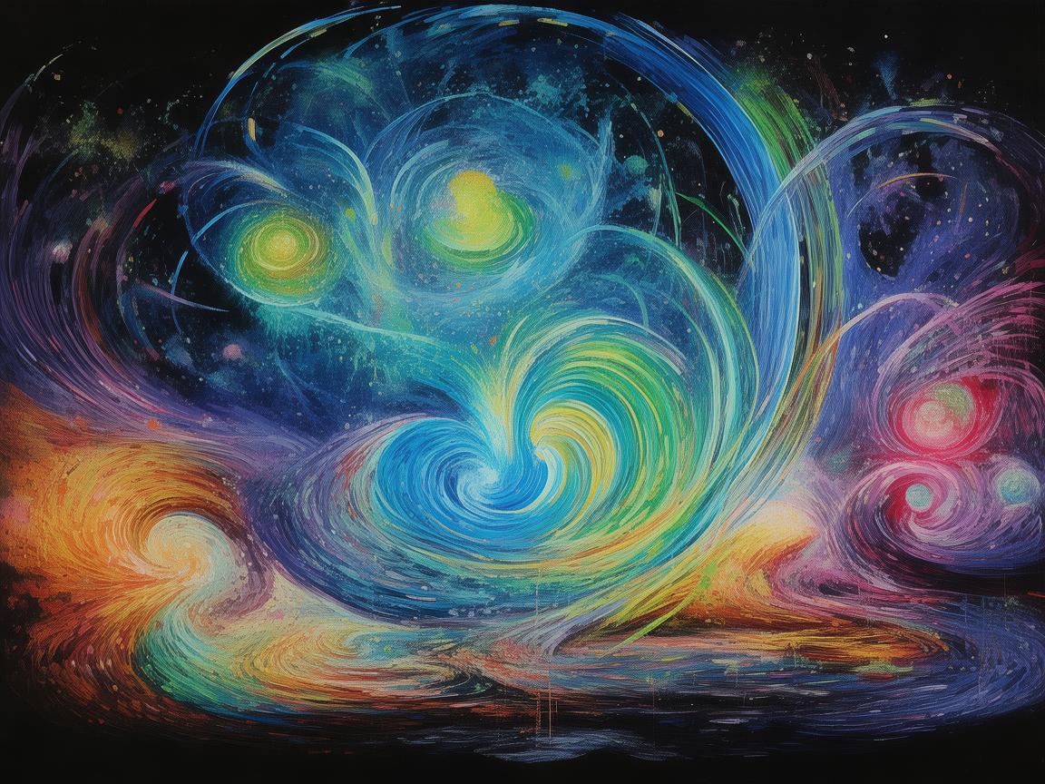 用画笔描绘能源转换与存储的奇幻之旅