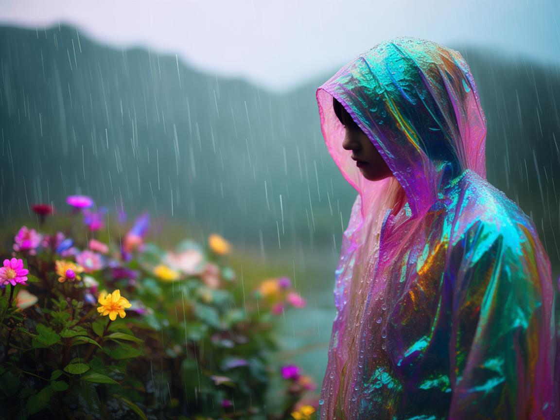 雨衣，雨中绽放的奇幻色彩
