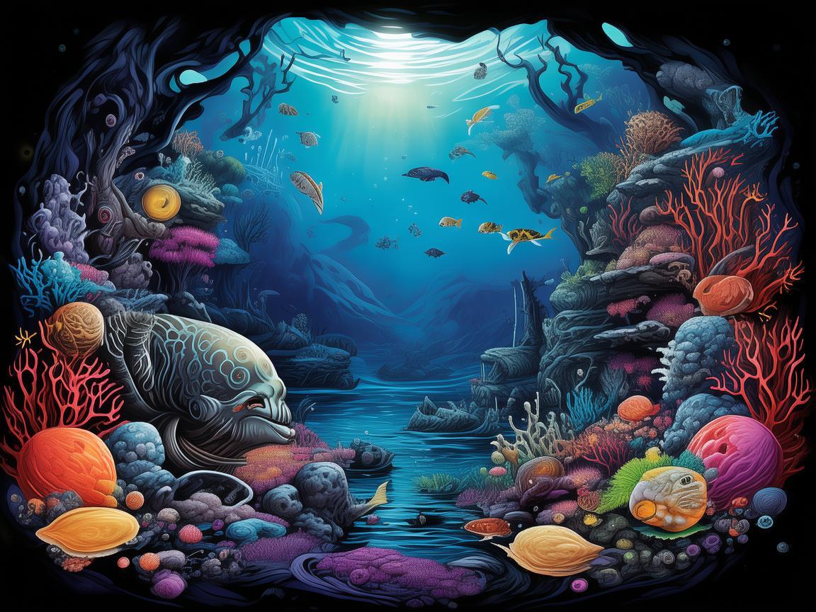 海洋探测，如何通过插画展现深海的未知世界？
