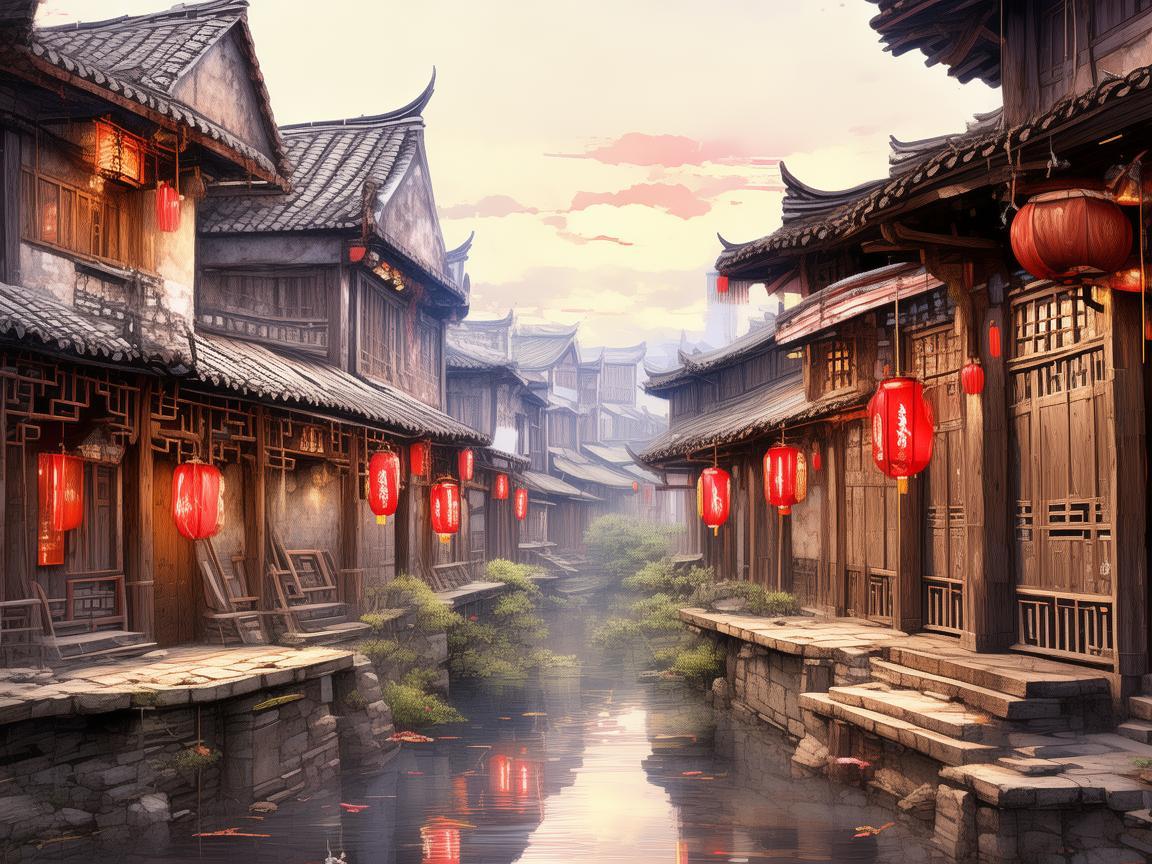 泰兴古韵，如何通过插画重现城市的历史风貌？