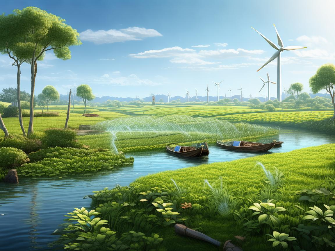 农业资源与环境，如何通过插画展现可持续发展的重要性？