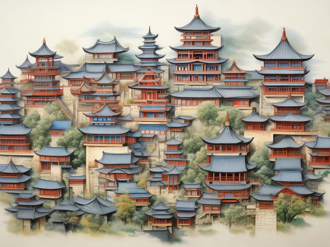 用画笔勾勒大同的独特风貌