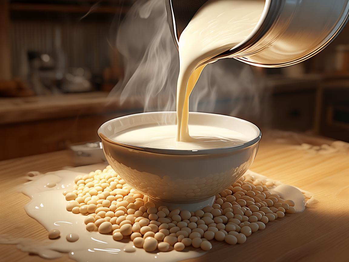 品味豆浆，插画中的豆香四溢