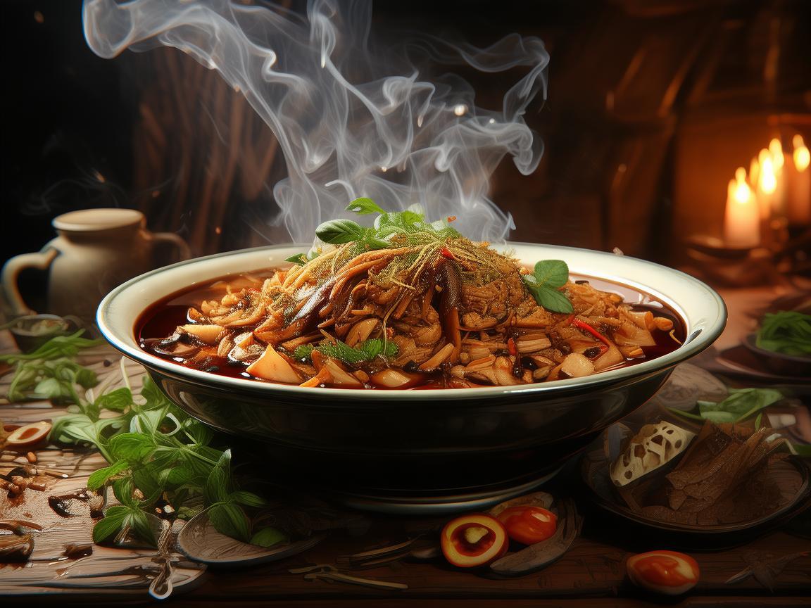 料酒，美食插画中的独特风味元素