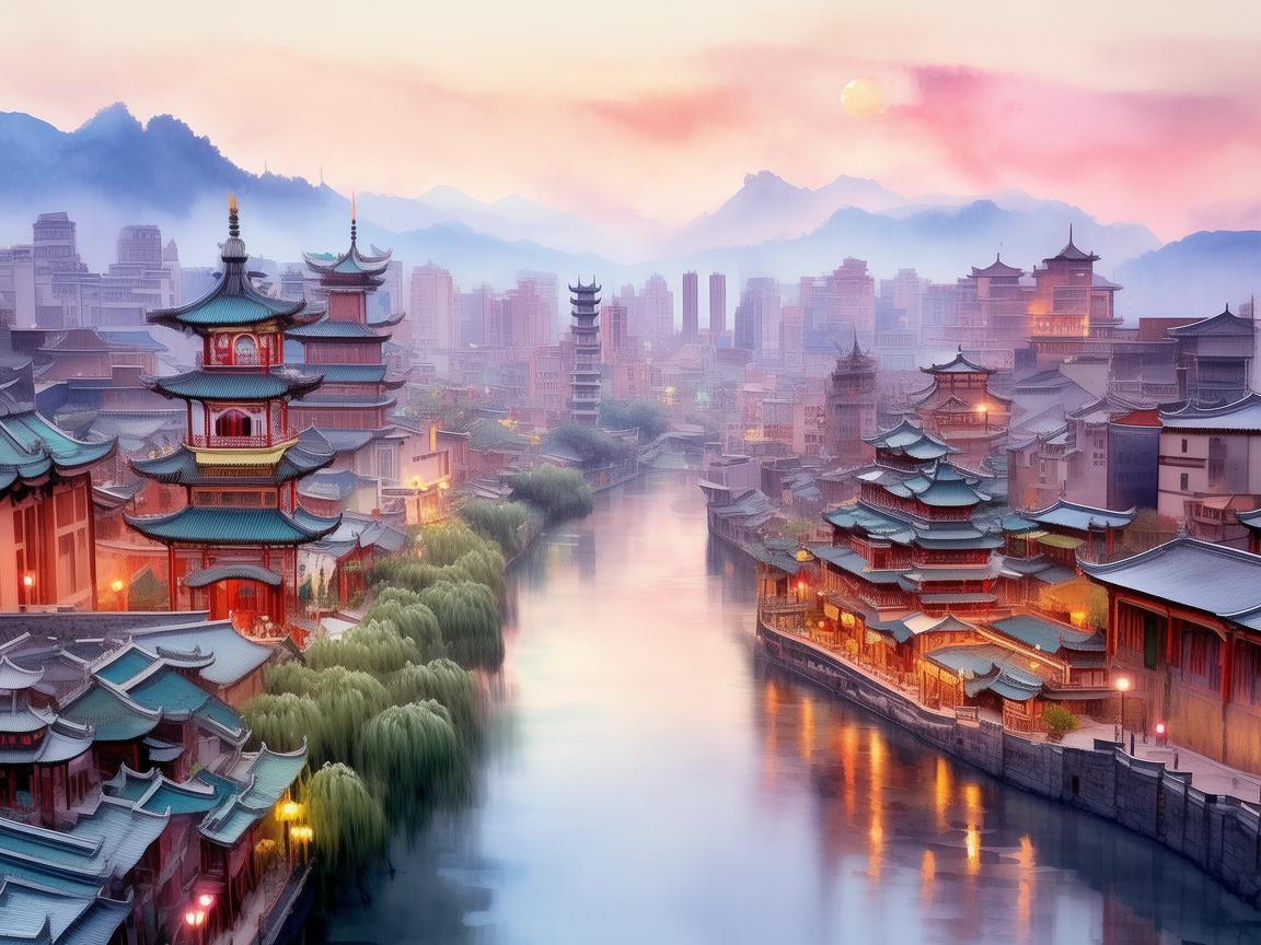 绘梦宿迁，用画笔勾勒城市风华