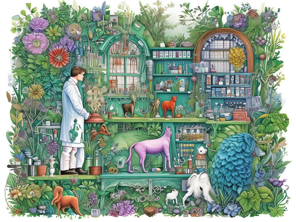 兽医学的色彩世界，插画师如何为兽医科学增添视觉语言？