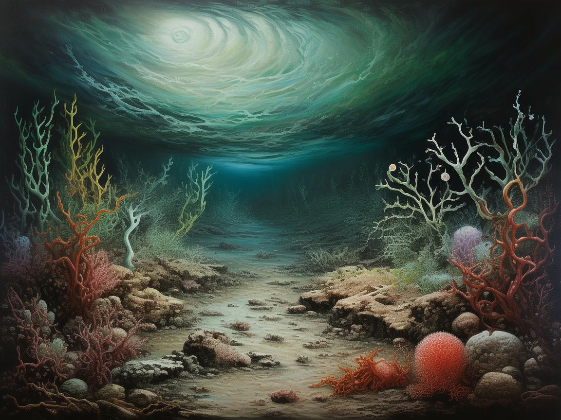 用画笔描绘海洋环境之殇