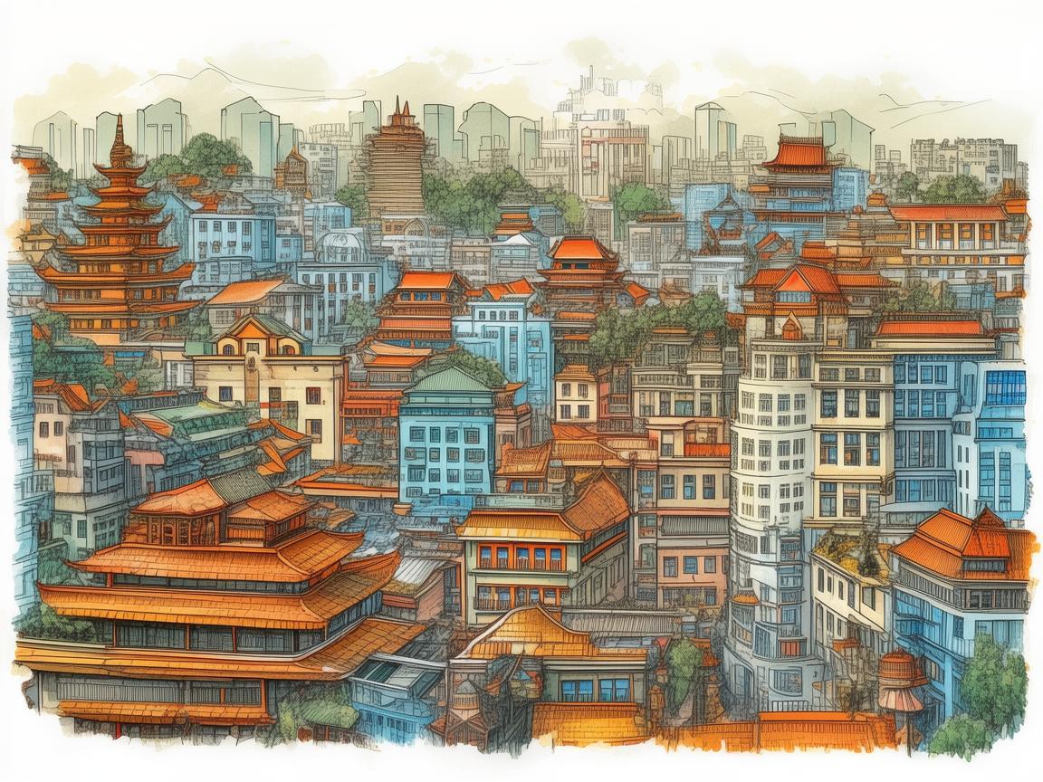 鹤壁，绘就多彩城市插画