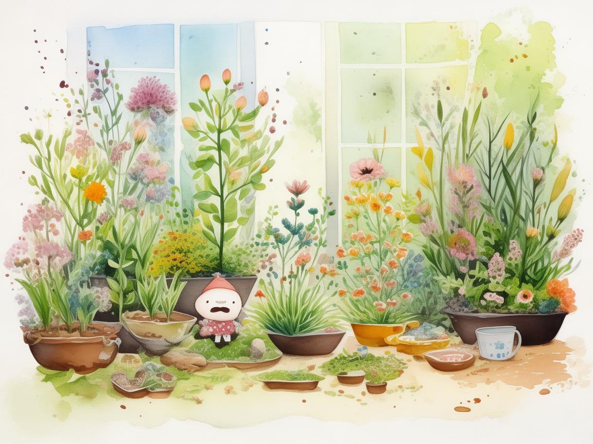 小儿腹泻，插画师眼中的预防与护理艺术