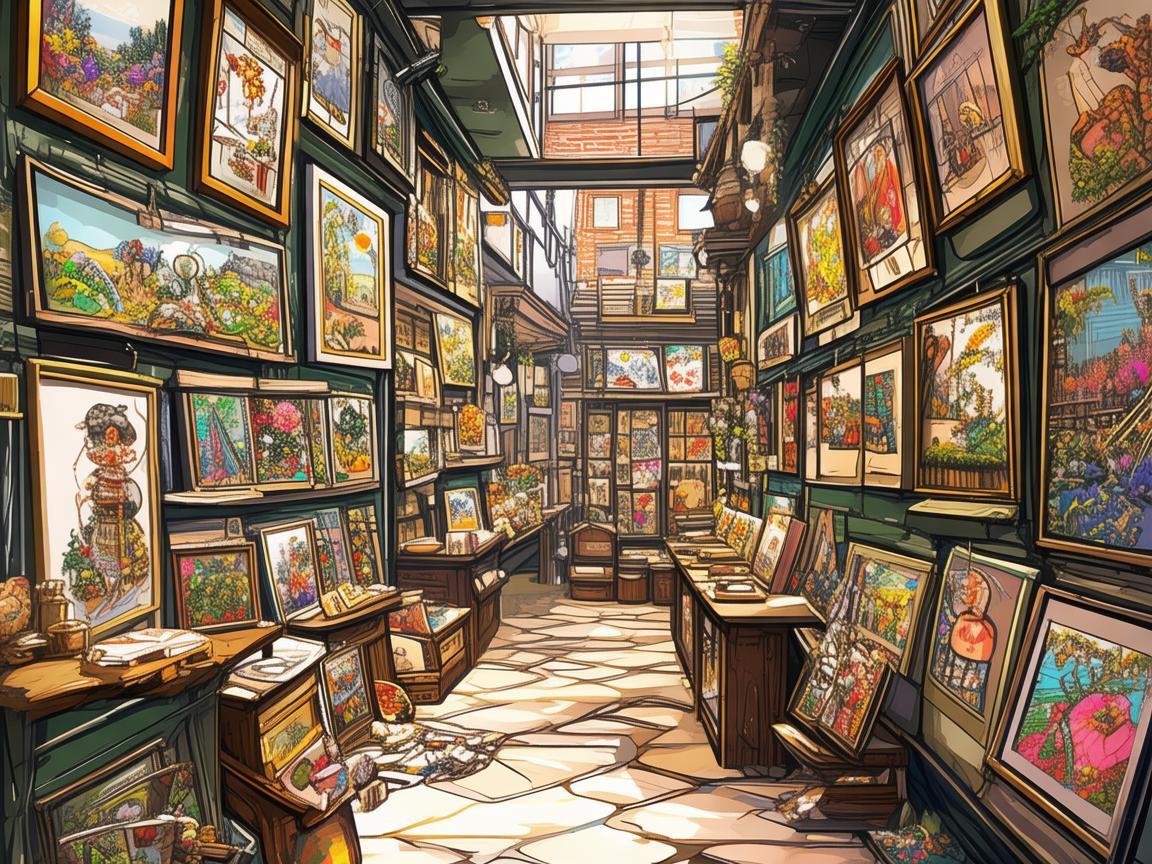探寻艺术品店，插画师眼中的艺术宝藏