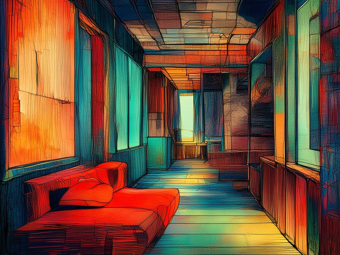 房客的色彩世界，如何通过插画描绘居住空间的情感氛围？