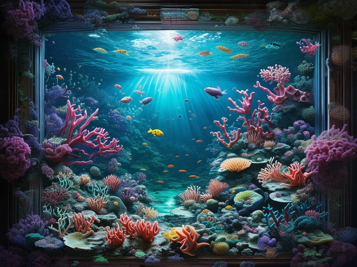 水产学与插画艺术的跨界融合，如何通过画笔展现海洋的奥秘？