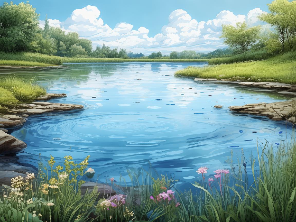 如何在平湖风光中捕捉灵感，绘制独特插画？