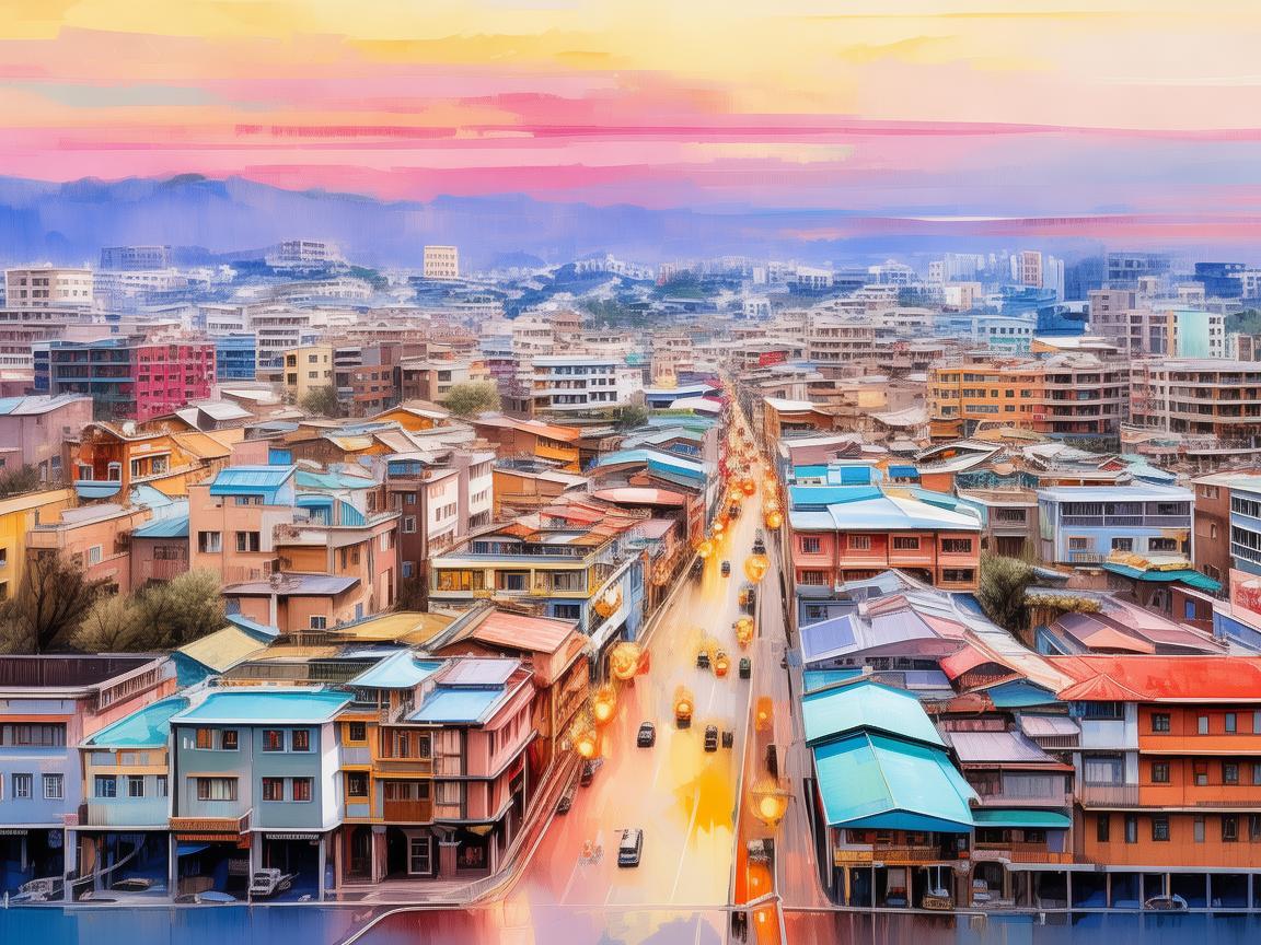 廊坊城市色彩在插画创作中的运用与表达