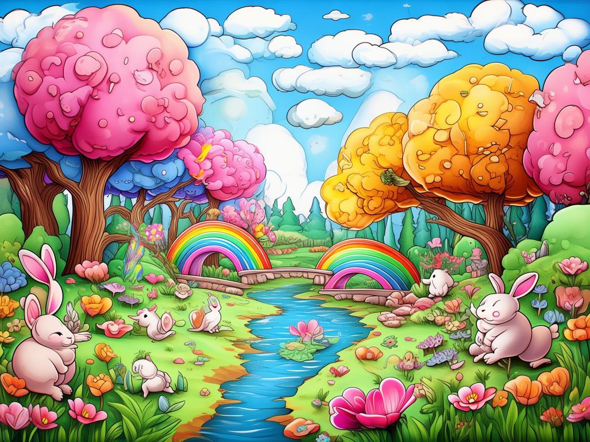 用插画点亮幼儿园的多彩世界