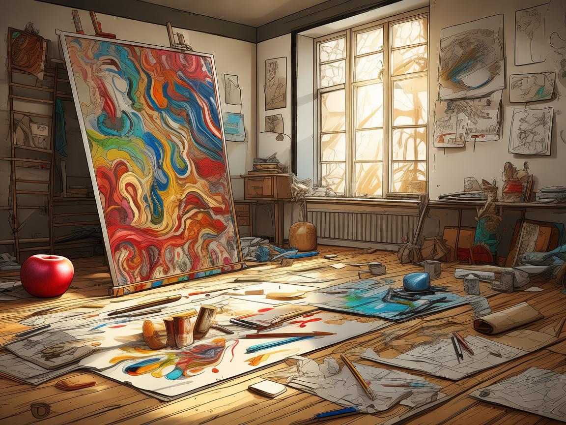 焦虑症下的创作灵感，插画师如何平衡内心与画布？