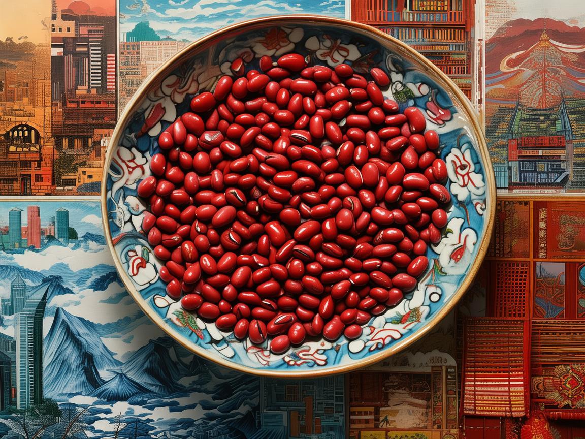 红豆，传统与现代的色彩碰撞