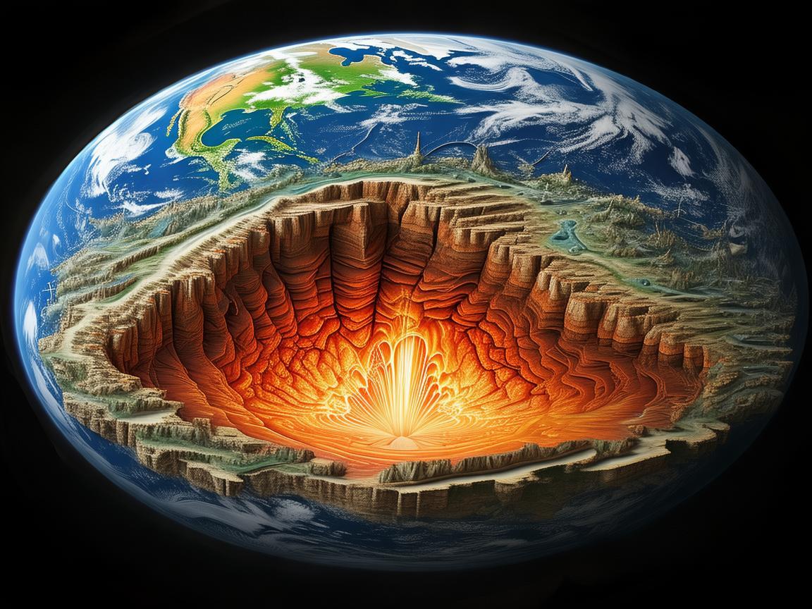地球科学插画，如何通过艺术传递地质变迁的奥秘？