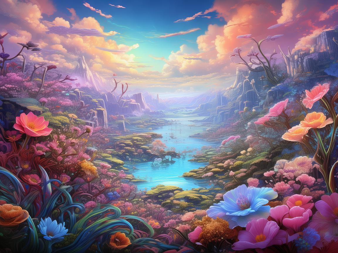 长乐之境，插画中如何捕捉永恒的欢愉？