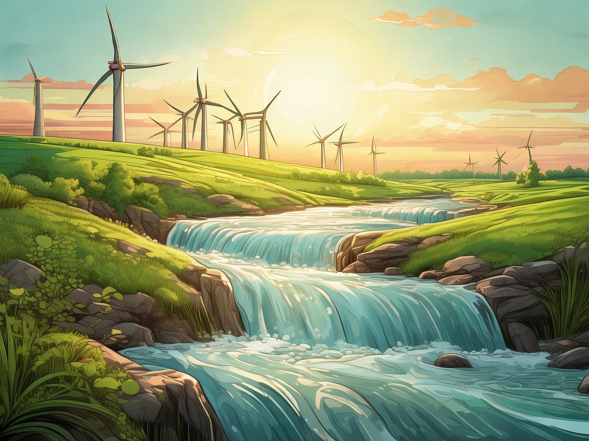 插画师视角，如何通过艺术传递可再生能源的绿色愿景？