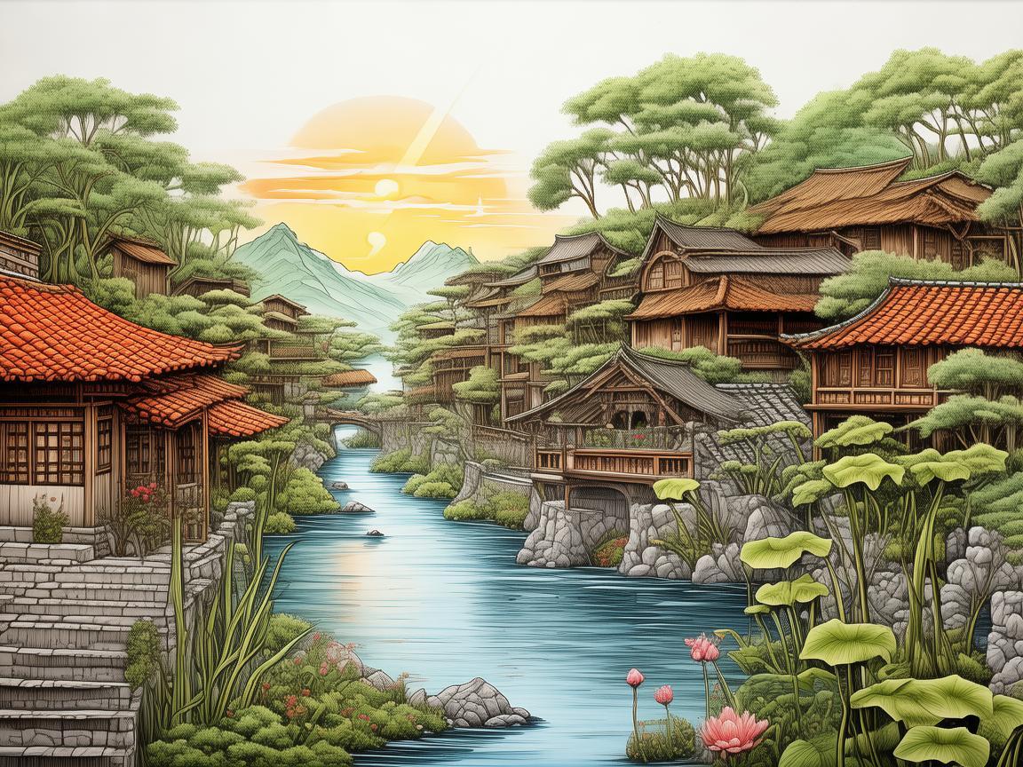 贺州风情，如何将地方特色融入插画创作中？