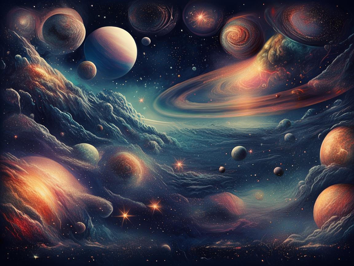 用画笔勾勒天体测量学的奇幻画卷