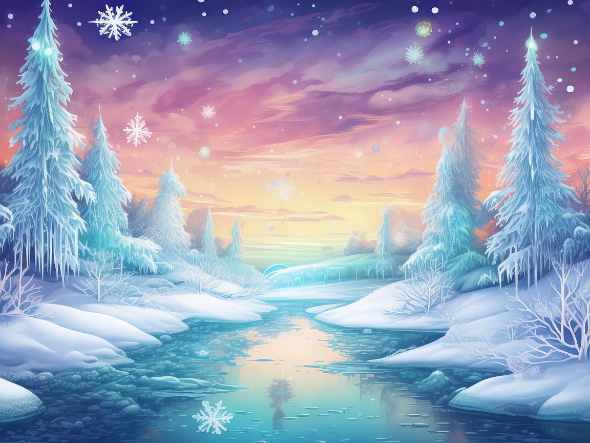 雪碧，清凉世界里的奇幻插画灵感