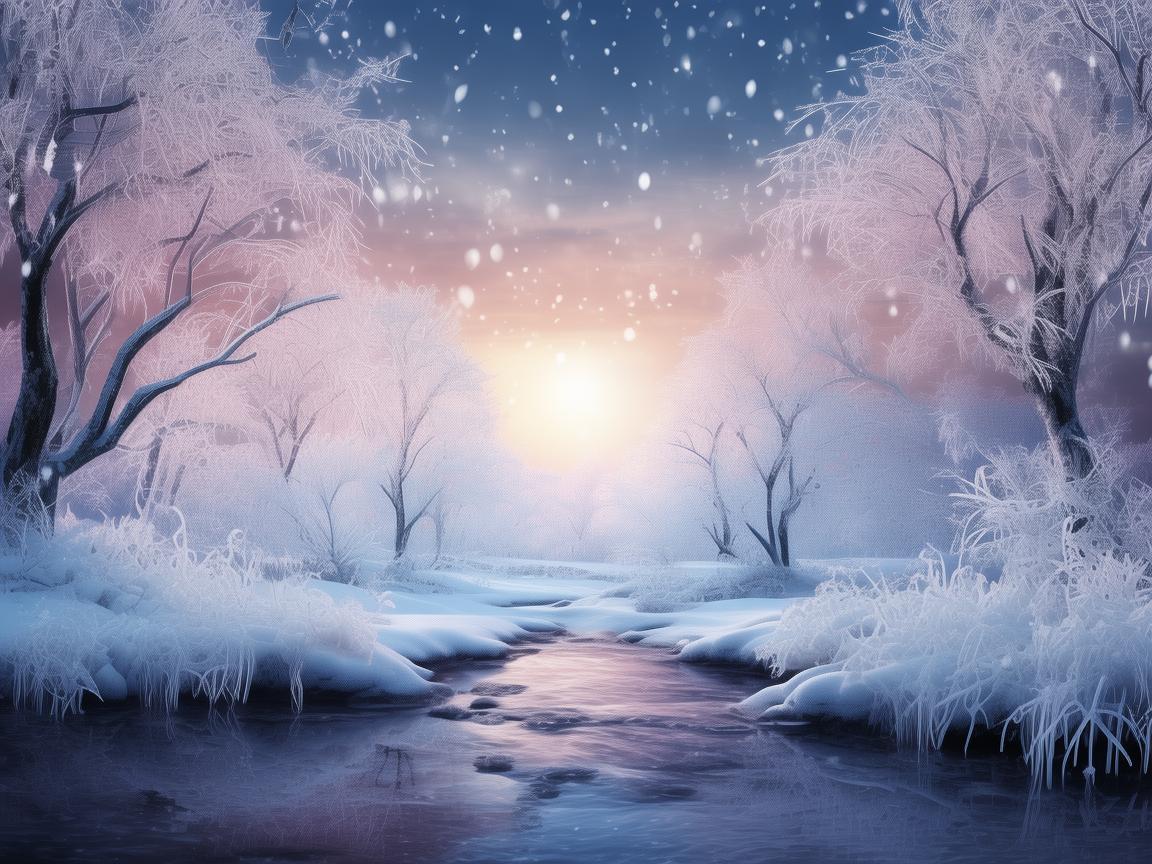 小雪时节，绘梦幻冰雪世界