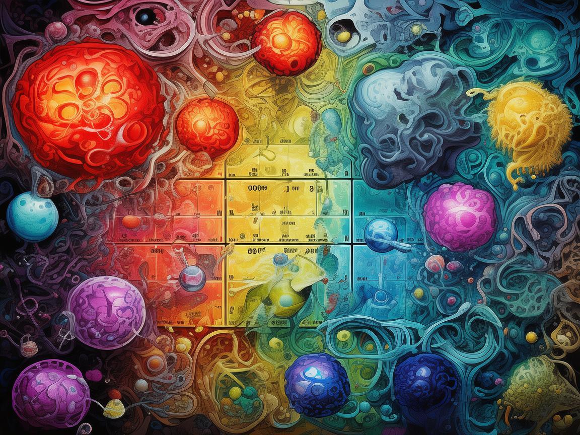 化学元素与色彩的碰撞，如何将元素特性融入插画创作？