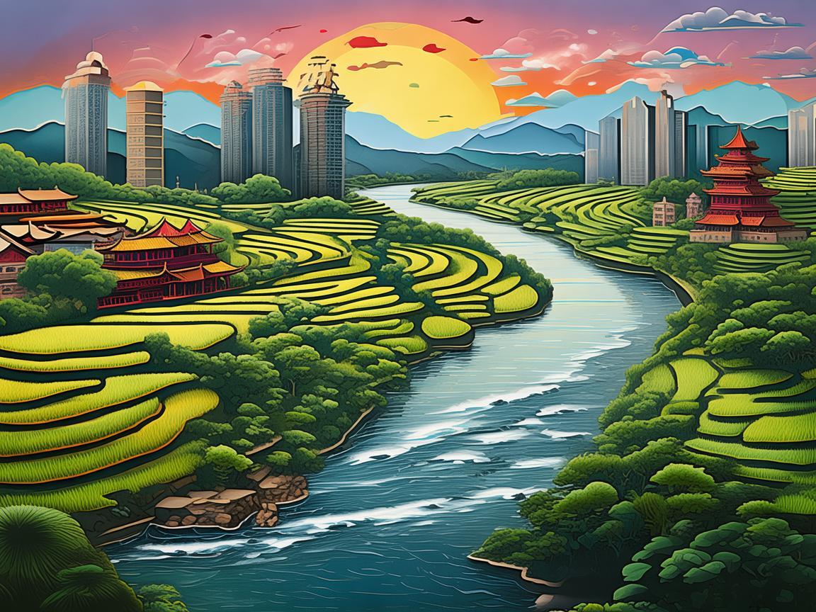 达州印象，如何将地域特色融入插画创作？