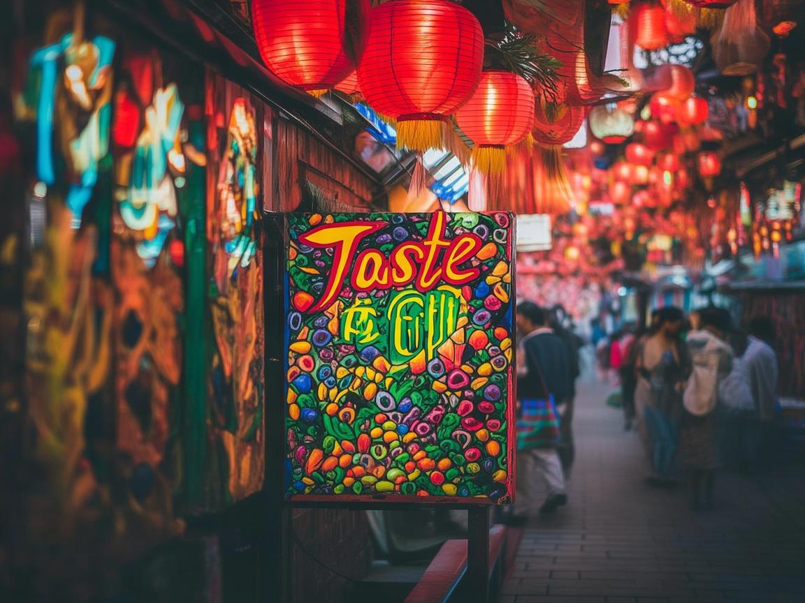 夜市摊位，如何用色彩与构图吸引顾客驻足？