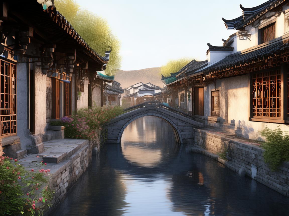 晋城古韵，如何通过插画重现千年古城风貌？