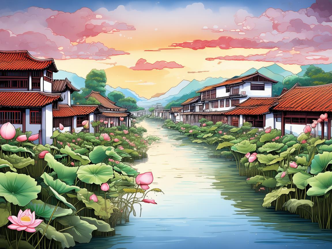 榆林印象，如何通过插画展现塞上江南的独特风情？