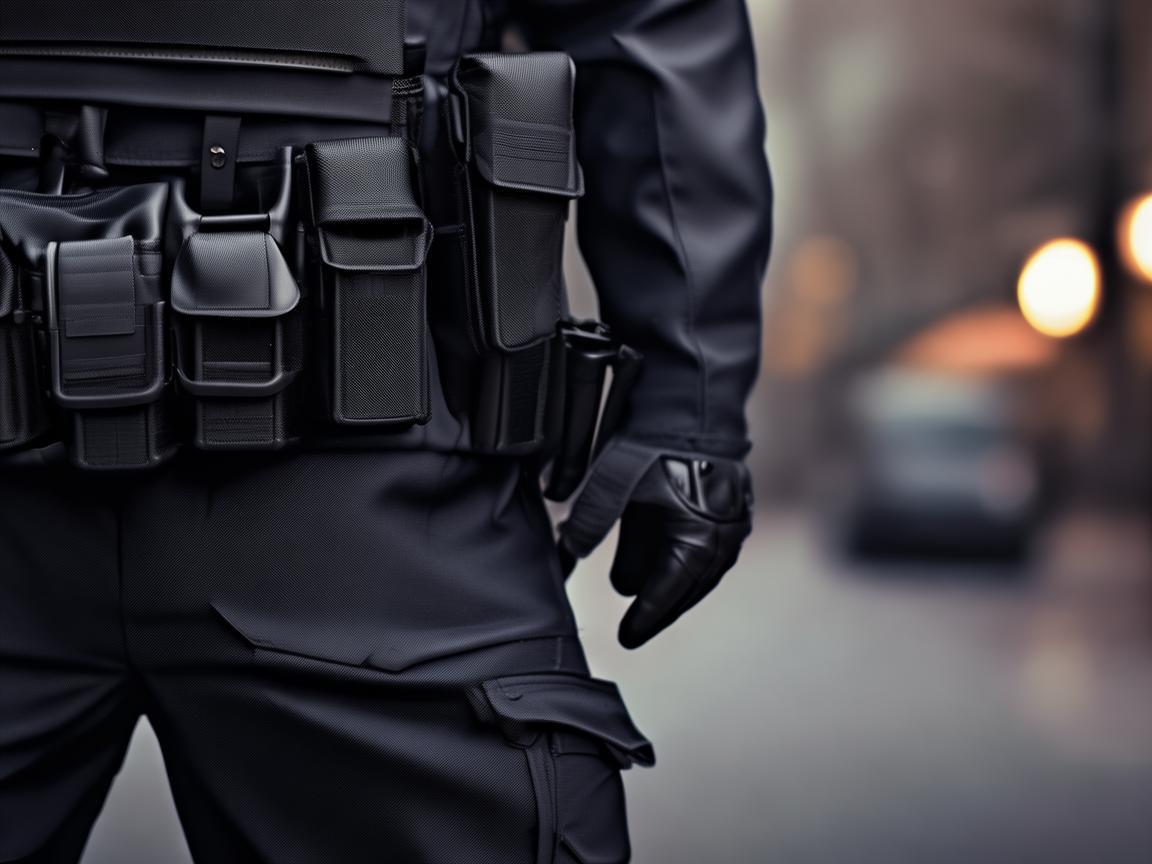 用画笔勾勒警察的英勇身姿