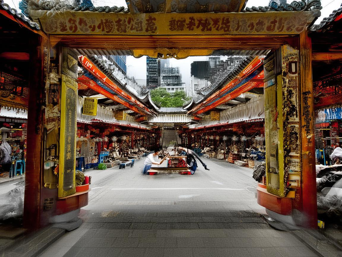 昆山城市风貌下的色彩与光影探索，插画师如何捕捉城市灵魂？