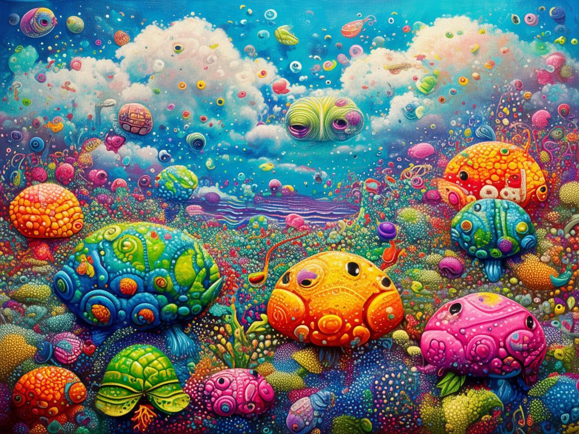 用画笔描绘开心果的多彩世界