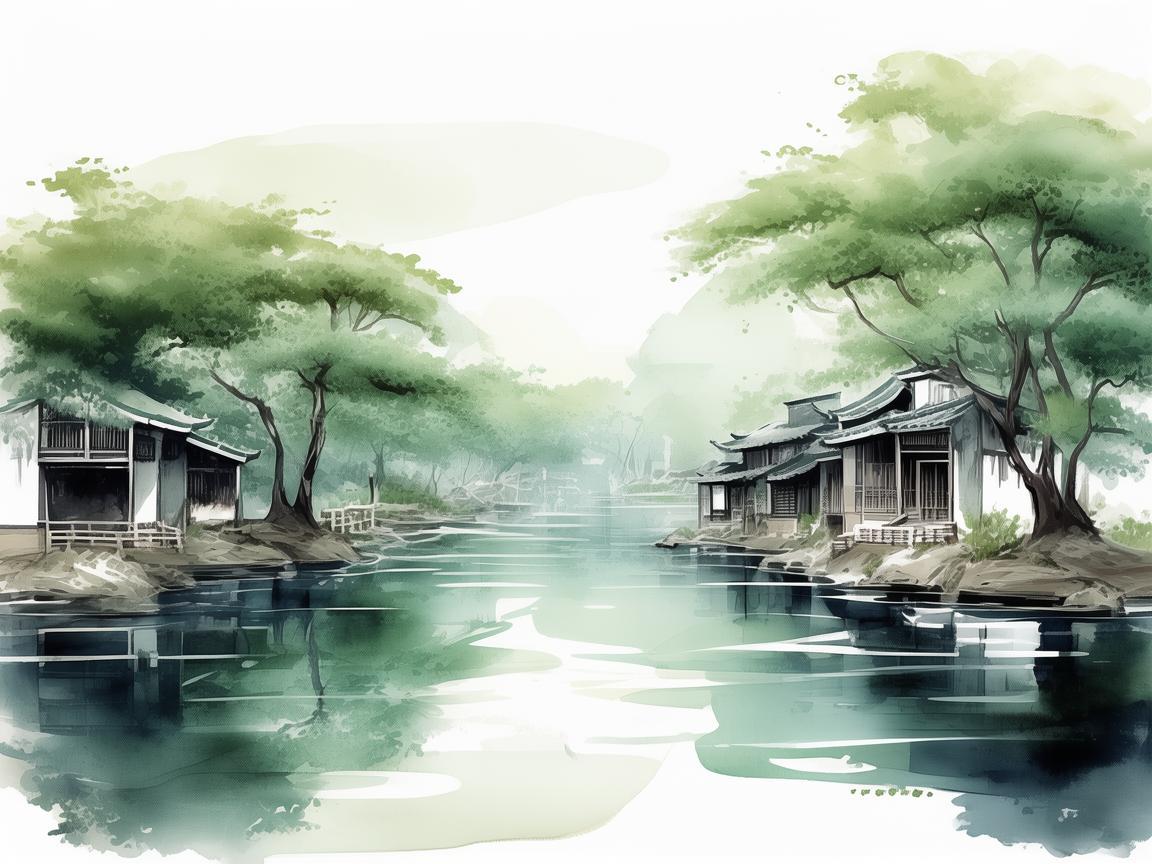 宜都，插画中的水墨江南