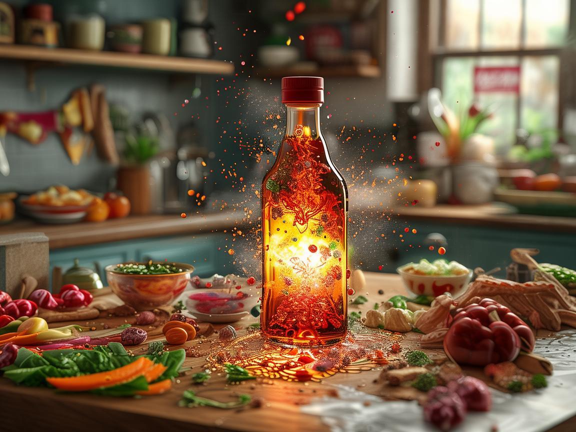 插画中的黄豆酱魔法，如何巧妙运用传统调味品激发创意灵感？