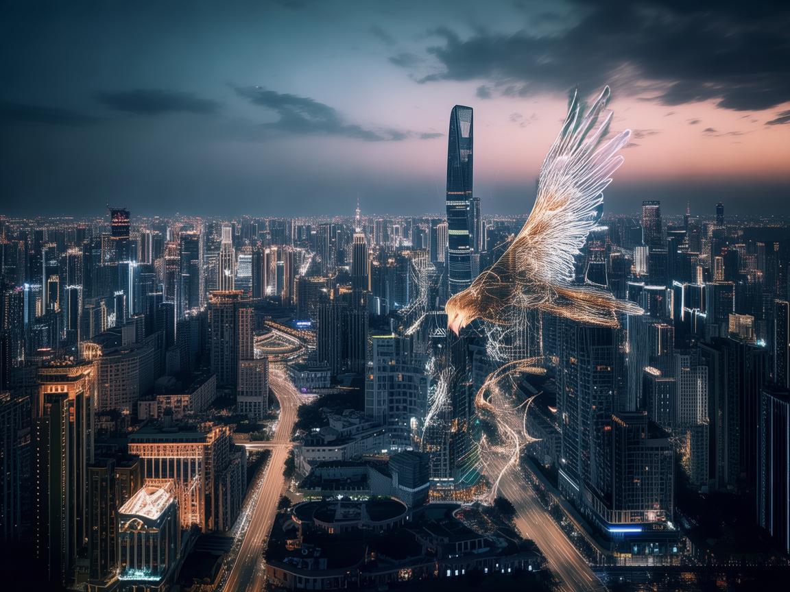 鹰潭，城市之光下的‘飞翔’灵感