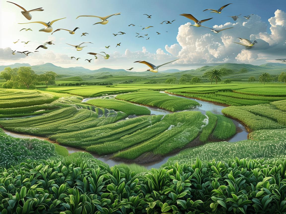农业生态学，如何通过插画展现人与自然的和谐共生？