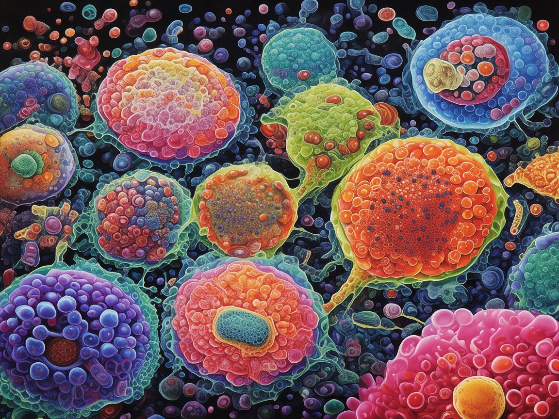 细胞绘色，插画师如何捕捉微观世界的奥秘？