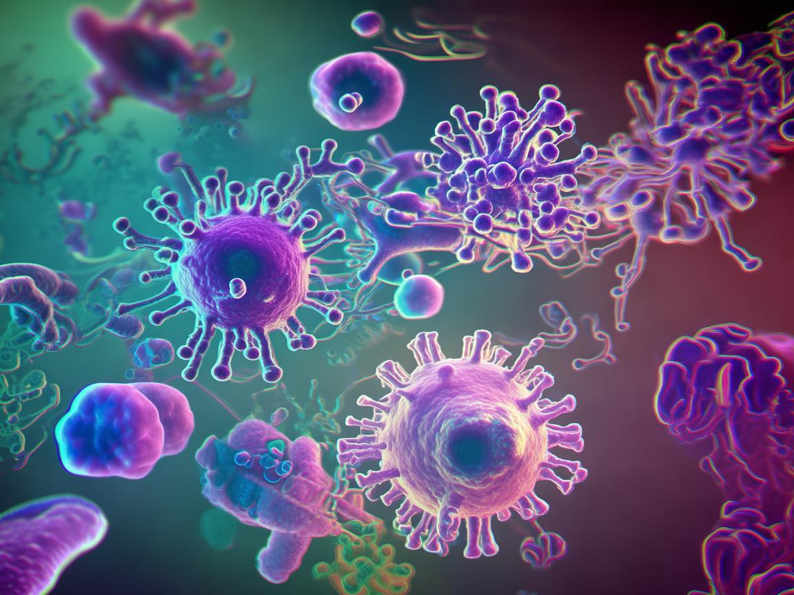 用插画展现医学微生物学的微观世界