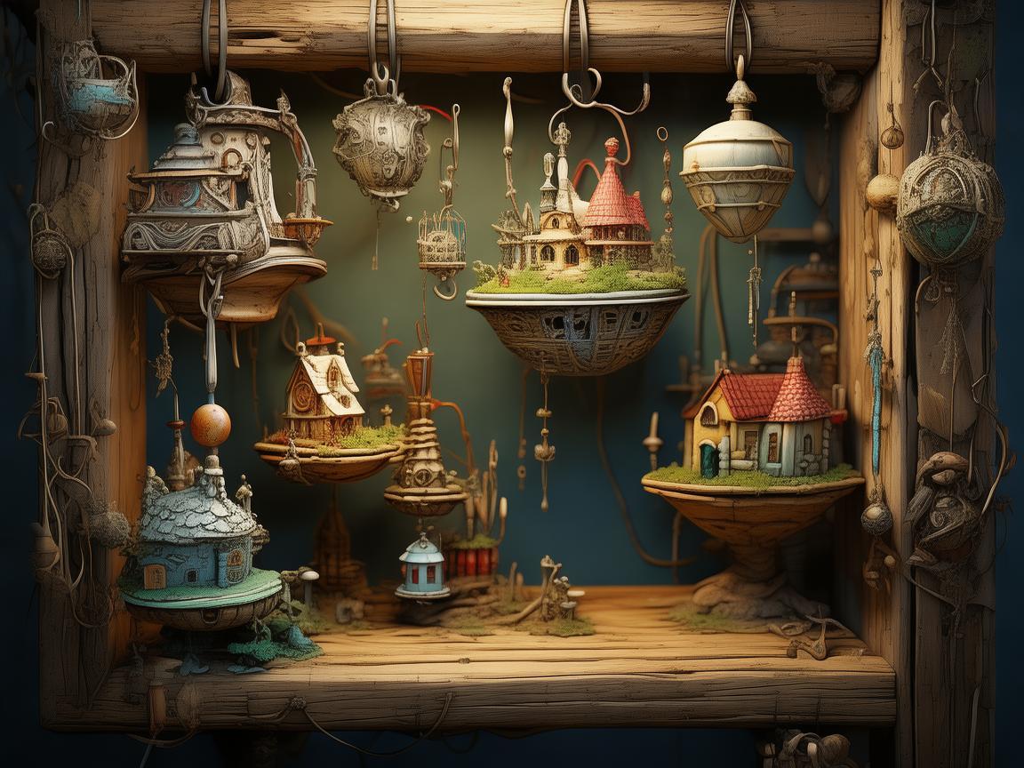 挂钩，小物件里的创意插画世界