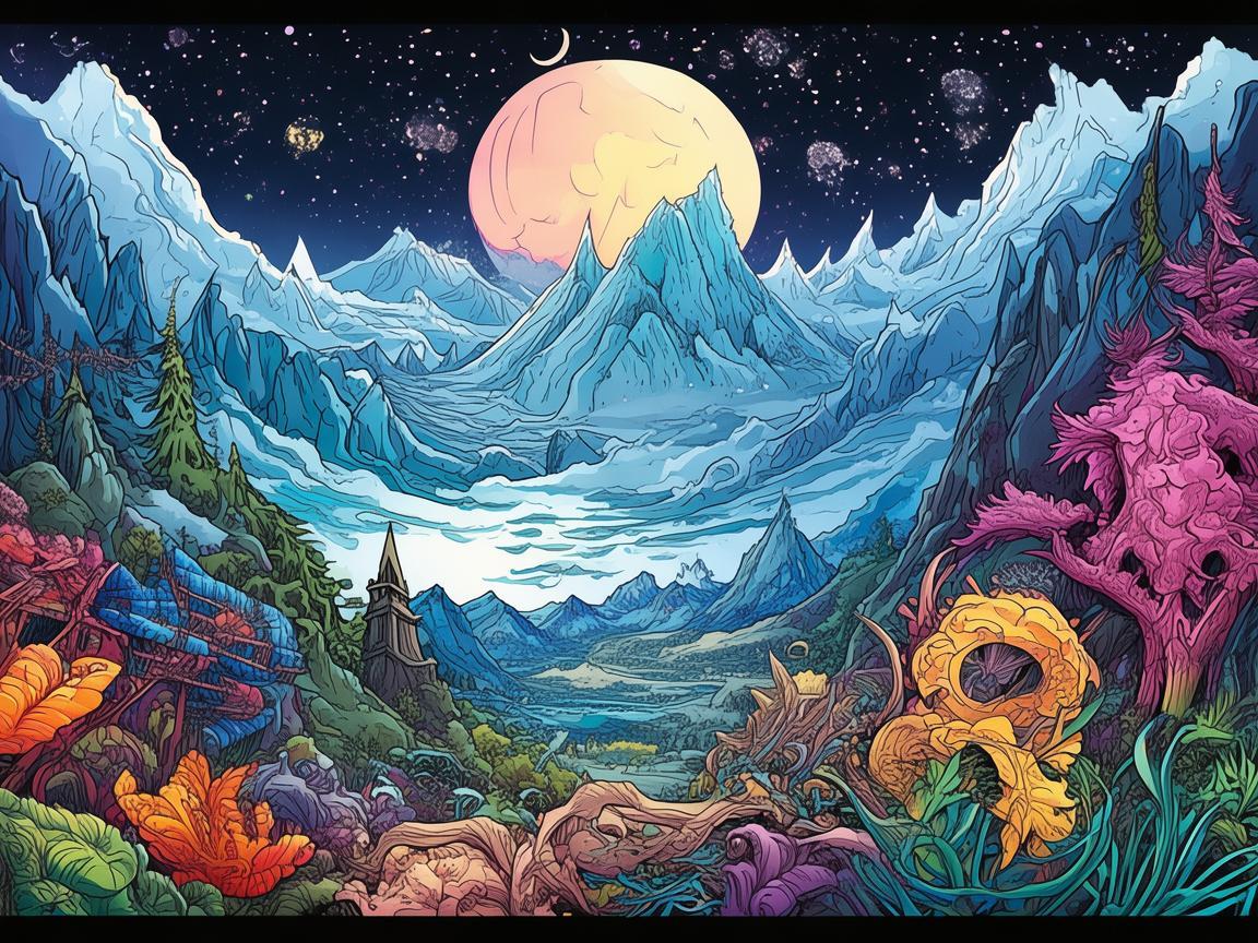 用插画笔触，勾勒电视剧的奇幻画卷